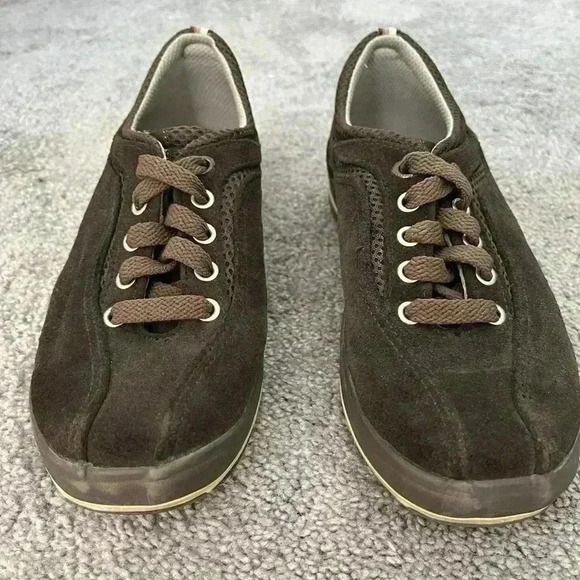 vintage brown suede slip on sneakers from keds - Picture 2 of 8